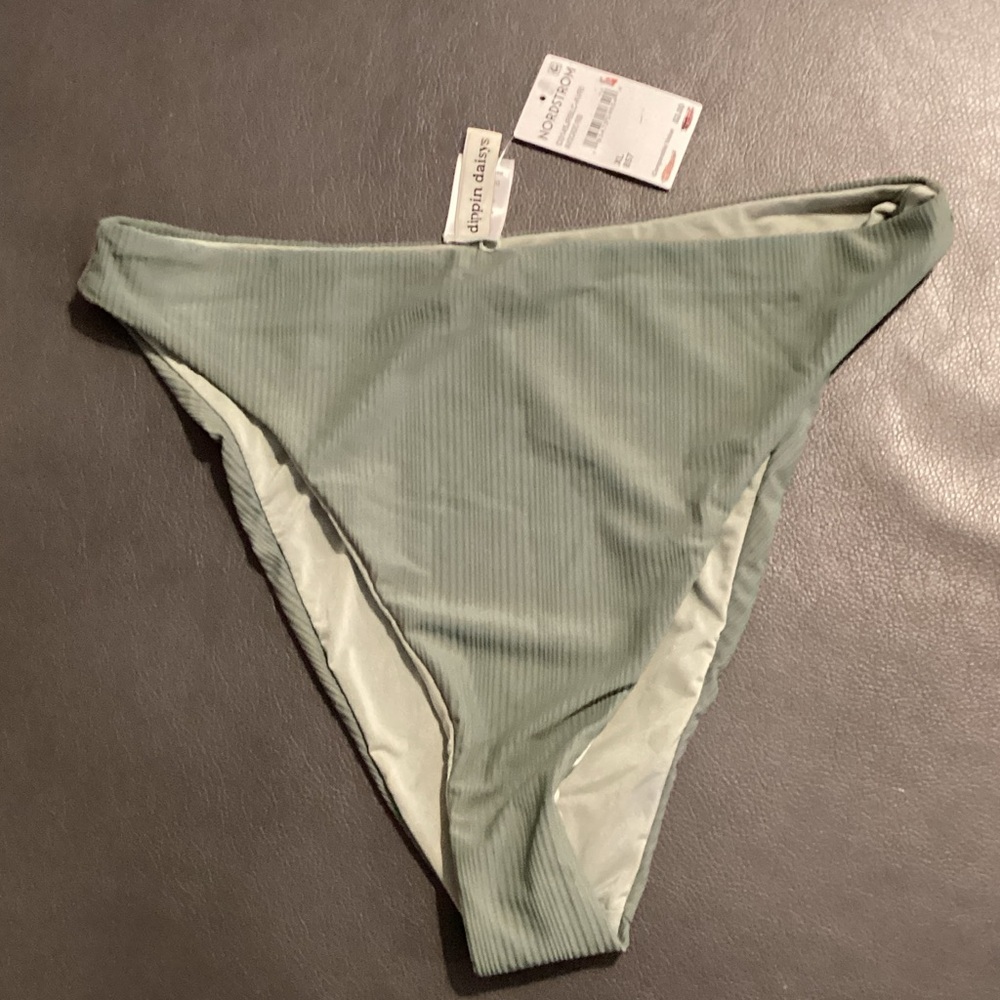 NWT Dippin Daisys Size XL Avocado‎ Ribbed Bikini Bottom